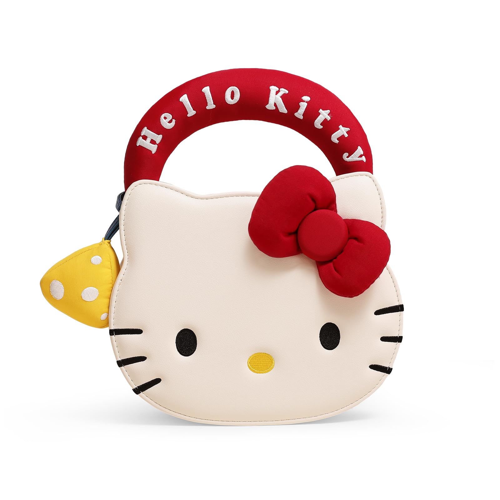 [Toutou] [Official] Hello Kitty Shoulder Bag for Women, Made with High-Quality Materials and Featuring a Cute Cat Face. A Popular Gift for Women,