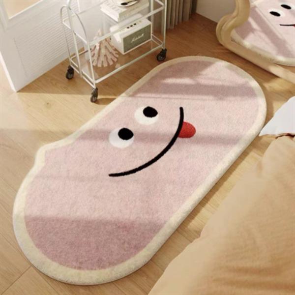 

Смешной прикроватный ковер мультяшный ковер для спальни ковер для кровати коврик для переодевания напольный коврик татами 50 * 80cm