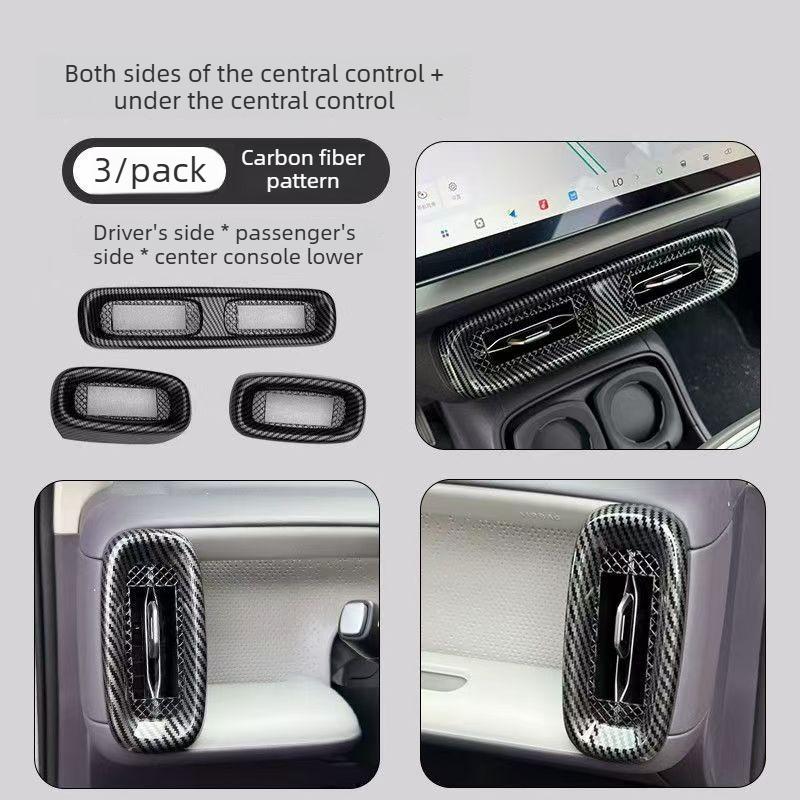 For Leapmotor B10 B01 central control air conditioning outlet mask dust cover to protect car decoration accessories