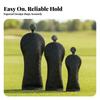 4 Pieces Golf Club Head Cover Stretch-Fit Sporting Goods Snug for Golfers