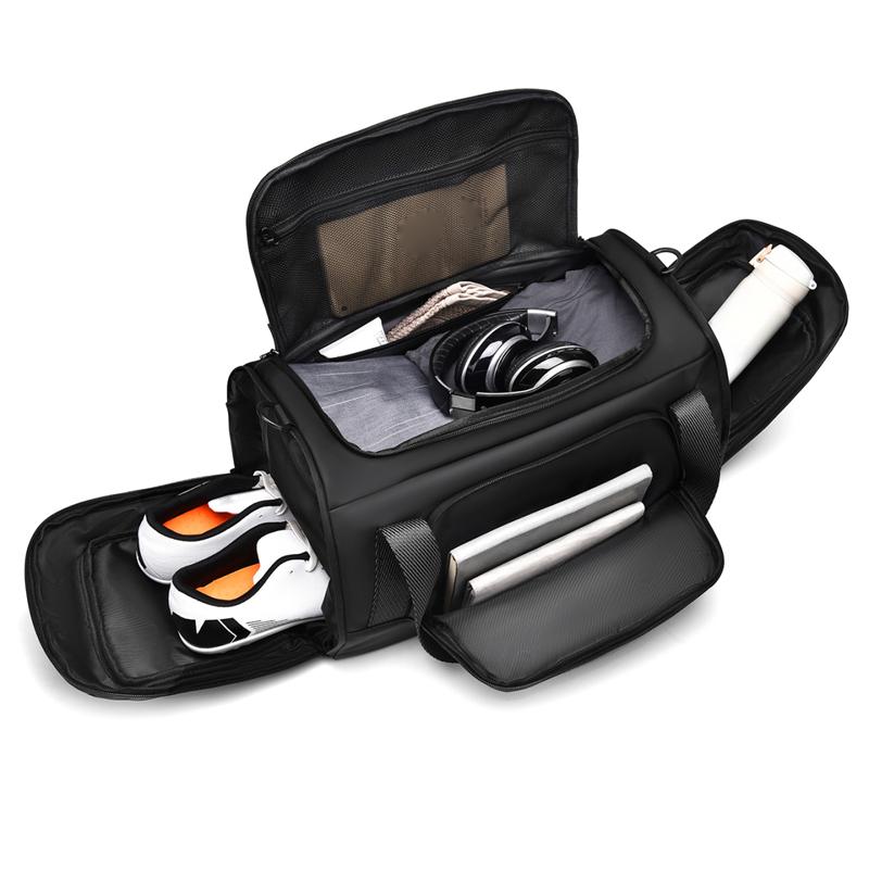 Fitness Bag Men's Large Capacity Travel Bag Shoulder Crossbody Bag