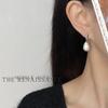 Light Water Drop Pearl Earrings French Retro Court Style Stud Earrings Temperament Earrings