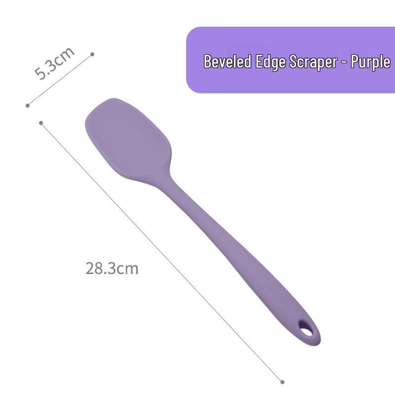 Korean Dopamine Silicone Kitchenware Set: 5-Piece Platinum Silicone Wok Spatula, Tongs, Stirring Spoon.