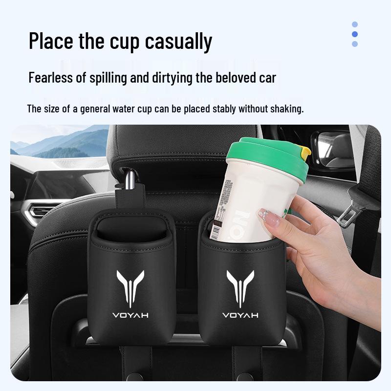 Lantu FREE Dreamer Car Seat Cup Holder & Multifunctional Back Seat Hook Organizer