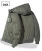JEEP SPIRIT Quilted Cotton Workwear Jacket - Casual, Thick, Versatile for Autumn/Winter