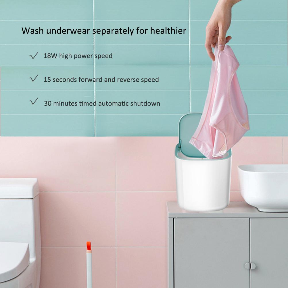 Ultrasonic Turbine Washing Machine Mini Turbo Portable Washing Machine for Underwear Baby Clothes