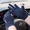 Driving Gloves Men's Thin Sun Protection Car Sweat Absorbent F Finger Summer Anti-Slip Cycling Women's Special Use Gloves