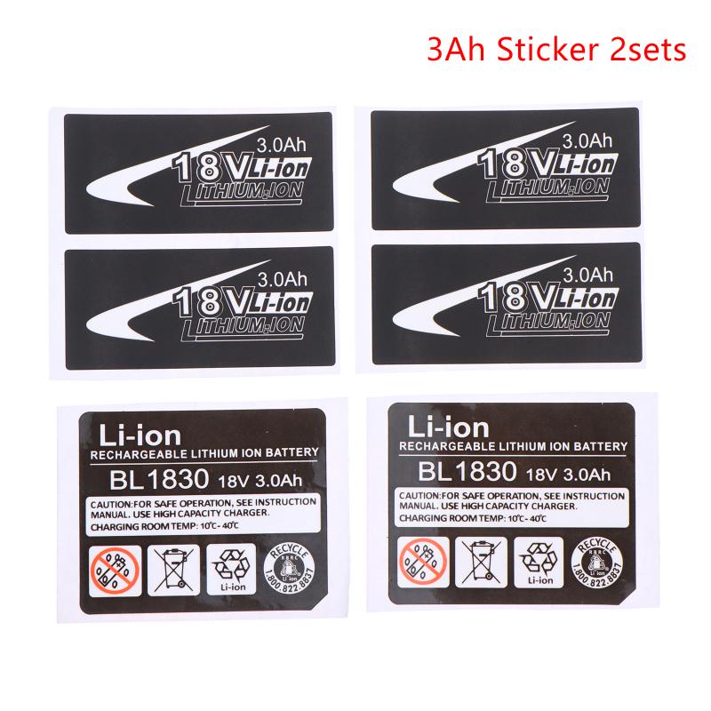 BL1830 Li Battery Sticker For Mak 18V 3Ah To 6Ah Drill Self Adhesive Label For Quick Battery Replacement