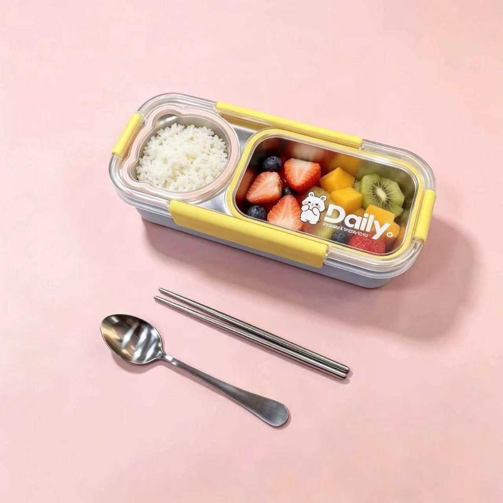 BPA Free Insulation Lunch Box Microwaveable Thermal Insulation Lunch Box  Portion Control