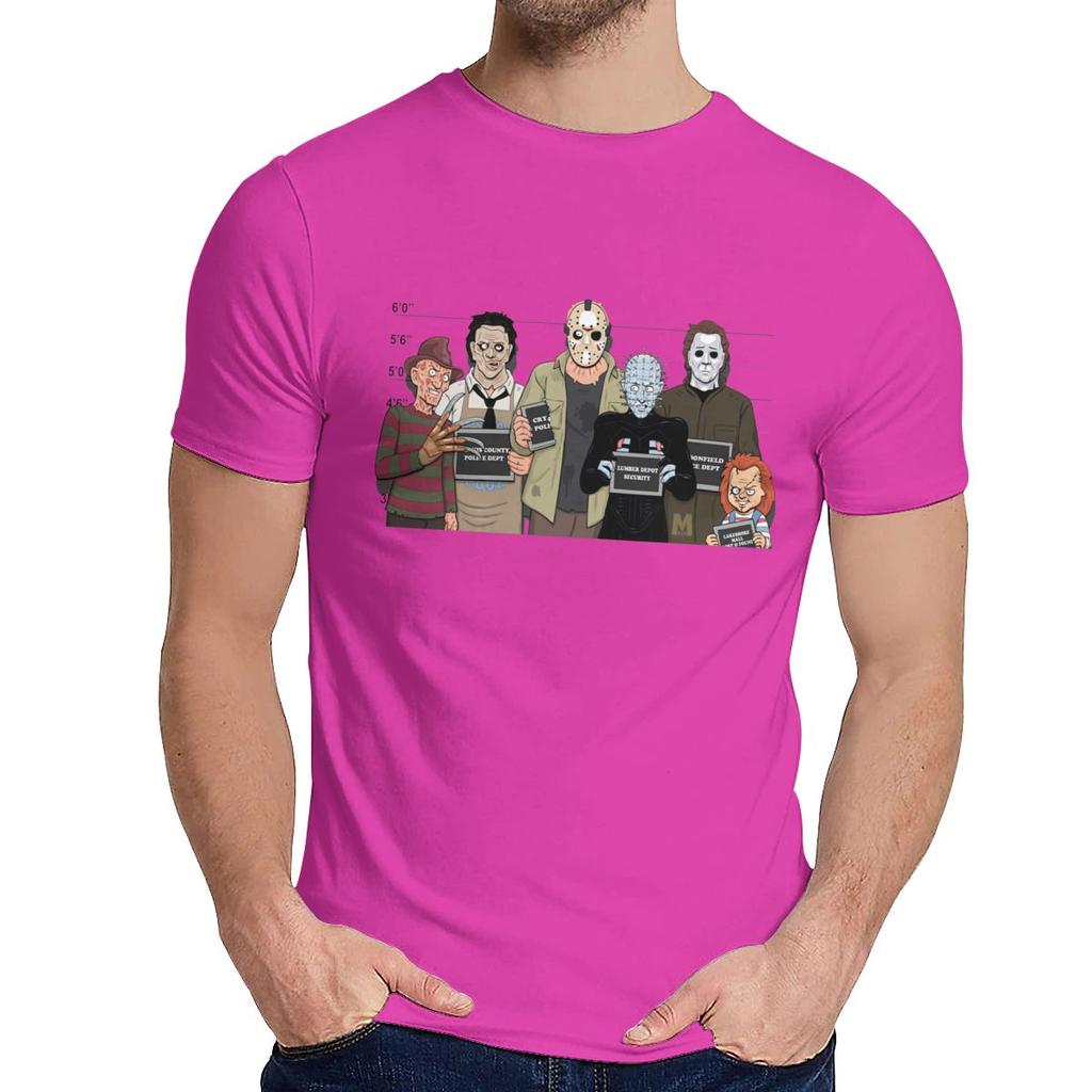 O Neck Stephen King Horror Tee Usual Suspects Serial Killers Horror Movie T Shirt Arrival
