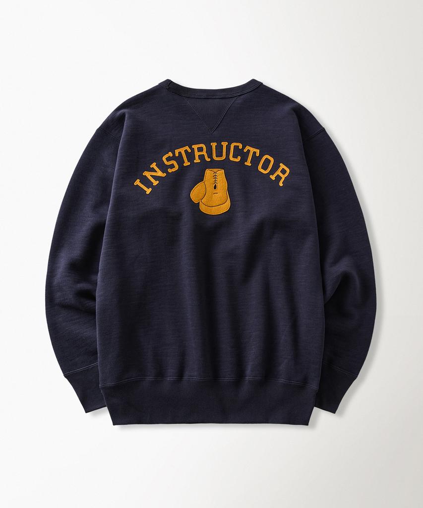 BRONSON Navy Yard Instructor Reverse Weave Sweatshirt Navy