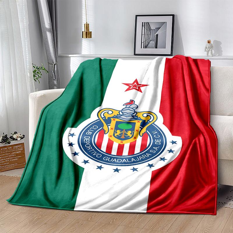 USA FC Flannel Blanket Soft All-Season Throw, Design for Camping, Car Travel, Hiking Sofa, Bed, Office Perfect Gift for Parties