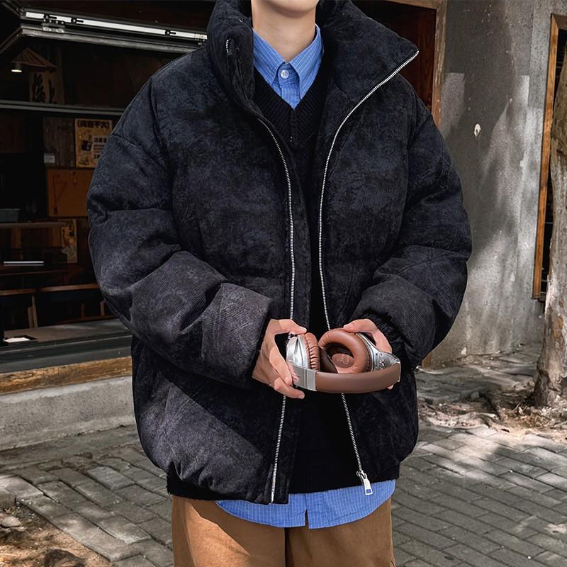Unisex Corduroy Cotton Padded Jacket Winter