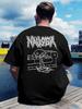 Retro Rock Band Print T-shirt