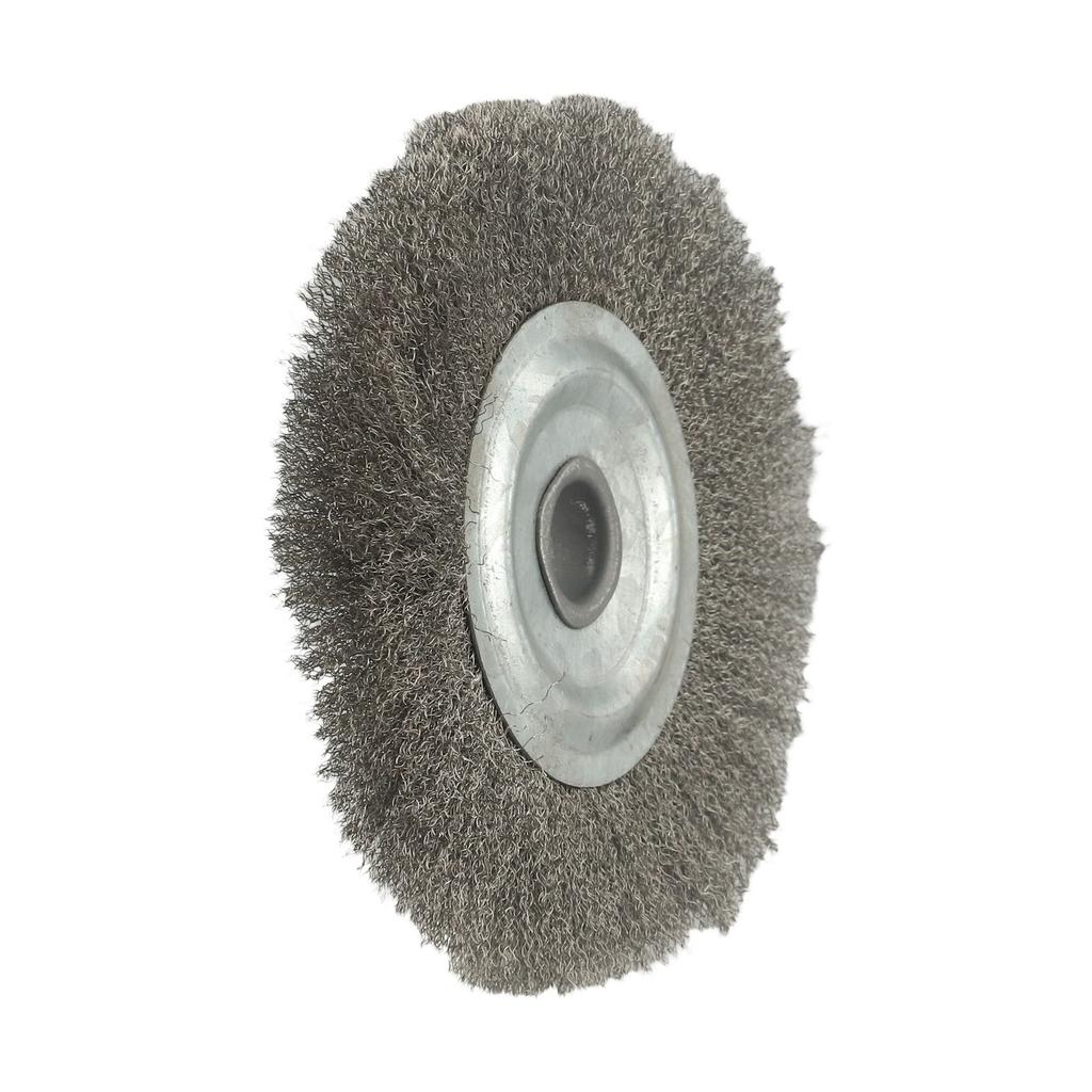 5 Inch Wire Wheel Abrasive Wire Wheel For Surface Preparation Peeling Polishing High Efficiency Metal Deburring