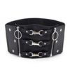 Two Zipper Side With Three Hook Buckle Star Pattern Elastic Waistband Women