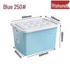 Yishunda Plastic Storage Box with Wheels and Lid