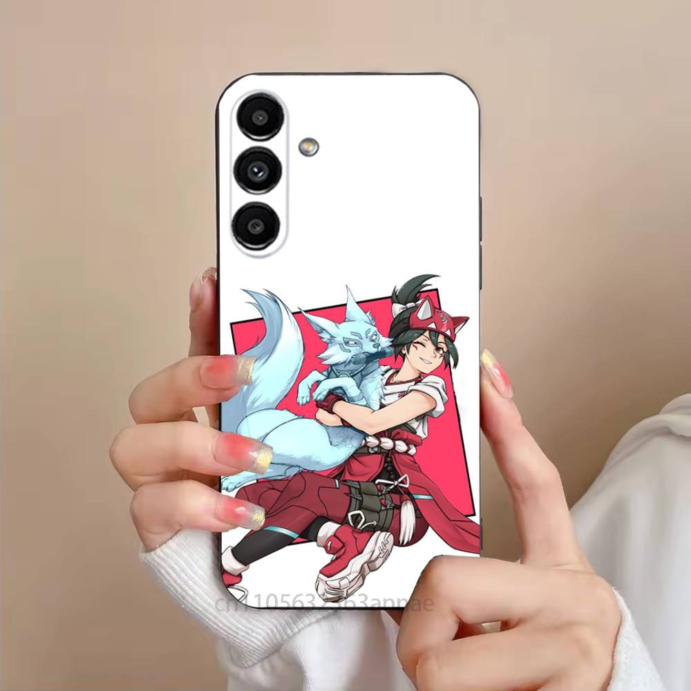 Kiriko O-OverwatchES Phone Case For Samsung S25,24,23,22,21,S20,Ultra,Plus,FE Black Soft Cover