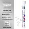 Low Odor White Oil-Based Paint Marker for Tires, Furniture, and Tiles