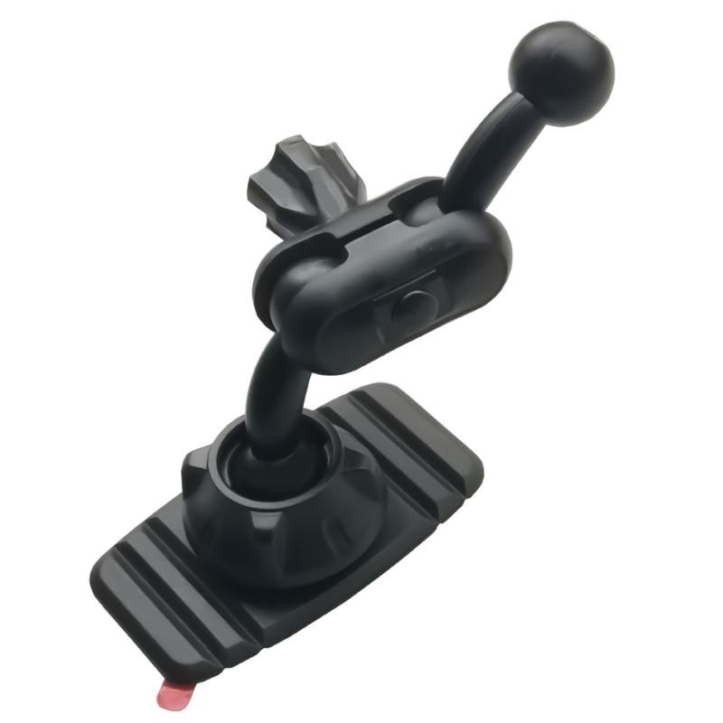 Ergonomic Adjustable Car Phone Mount Extender Stand 17mm Ball Joint Suitable for Dashboard Vent Clamp Navigation Devices