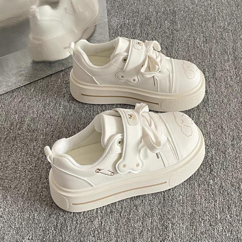 

Velcro Shoes - Women s New Style Thick-soled Shoes 40 білий