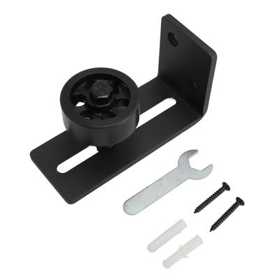 Schiebetürführung für Scheunentore, Bodenführung, verstellbare Rolle, Wandmontage, leiser Kohlenstoffstahl