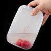 3 Packs Fresh-keeping Box Household Refrigerator Organizer Vegetable Fruit Storage Box Microwaved Heating Food Storage Portable Sealed Lunch Box