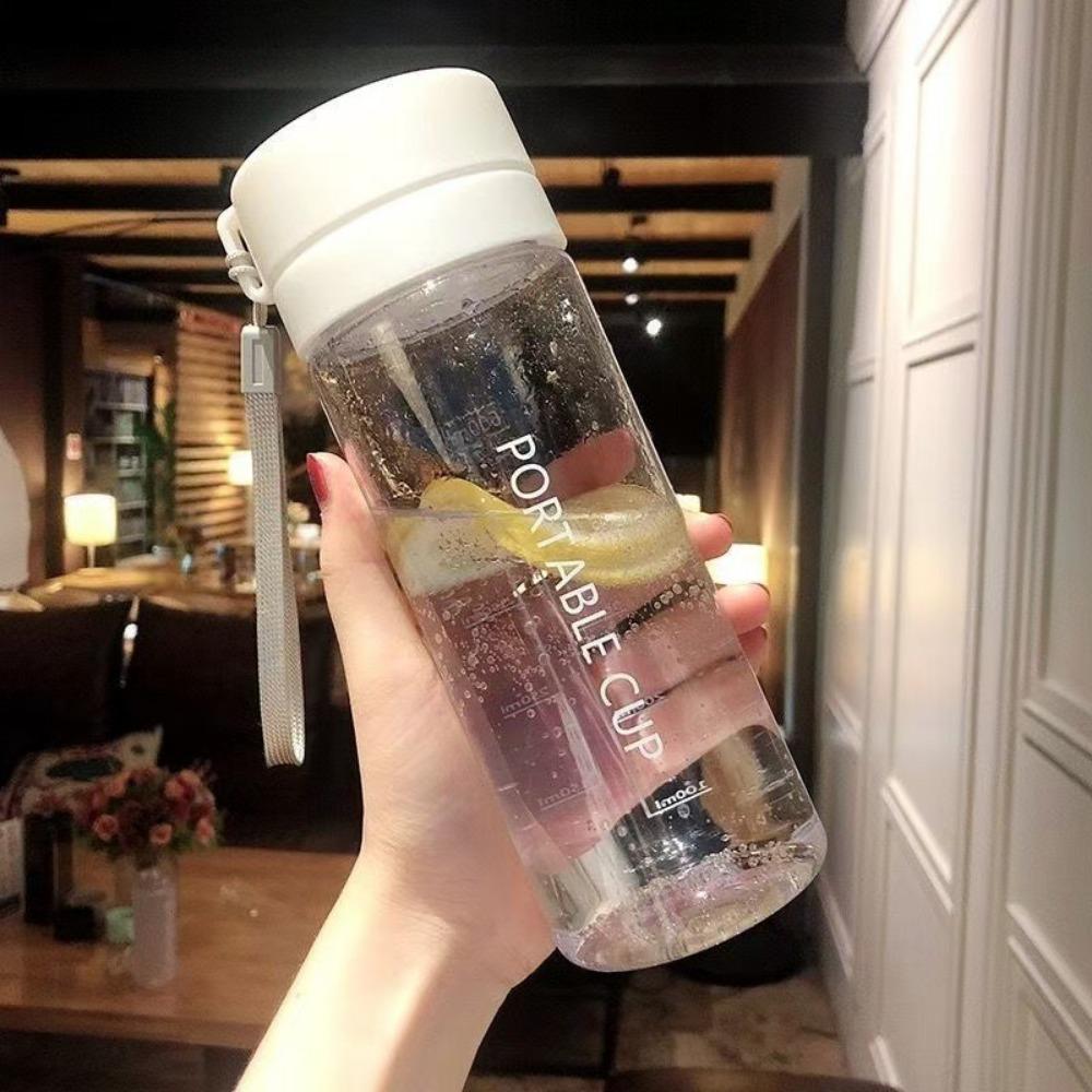 Bouteille d'eau de sport 800 ml Tasse en plastique transparente Nouvelle tasse à eau Voyage