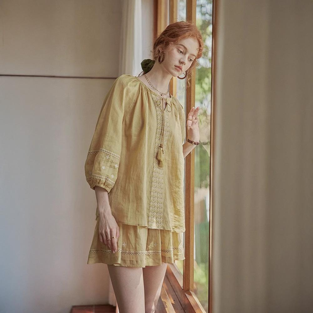 Peulaudeumali Pm_Embroidery Summer Skirt