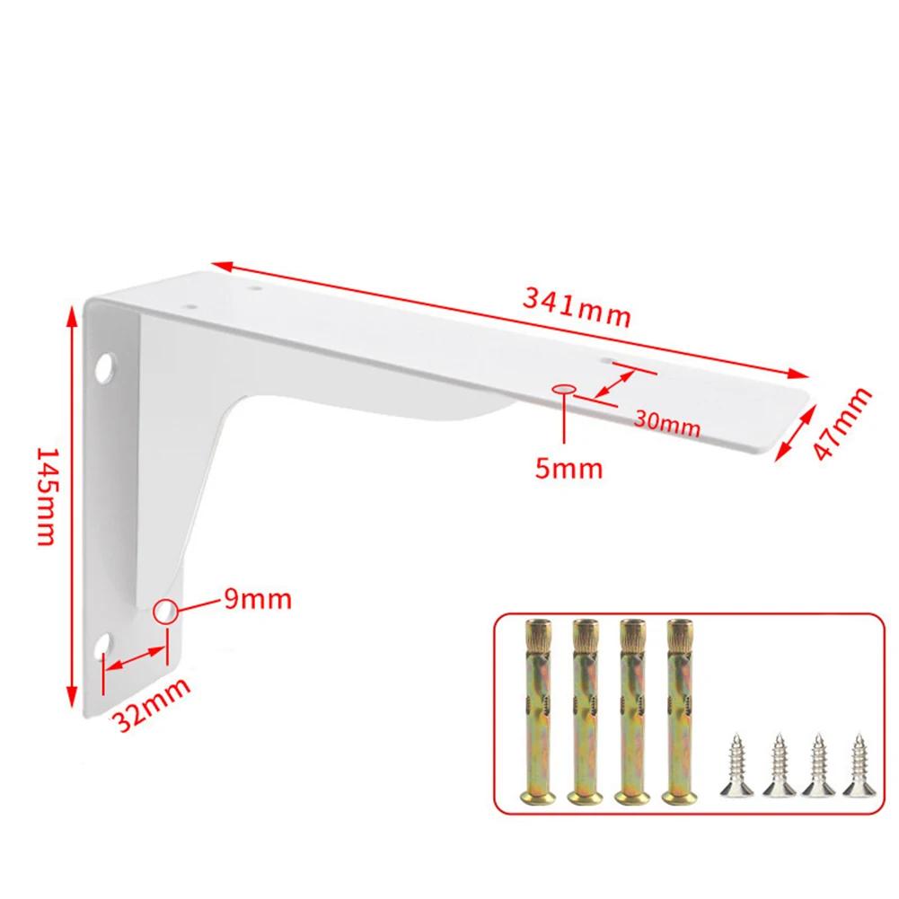 Trojúhelníková police konzola Heavy Duty Nástěnný podpěrný regál Police Stůl Plovoucí police Kuchyňské úložné Nástěnné police Regálový hardware