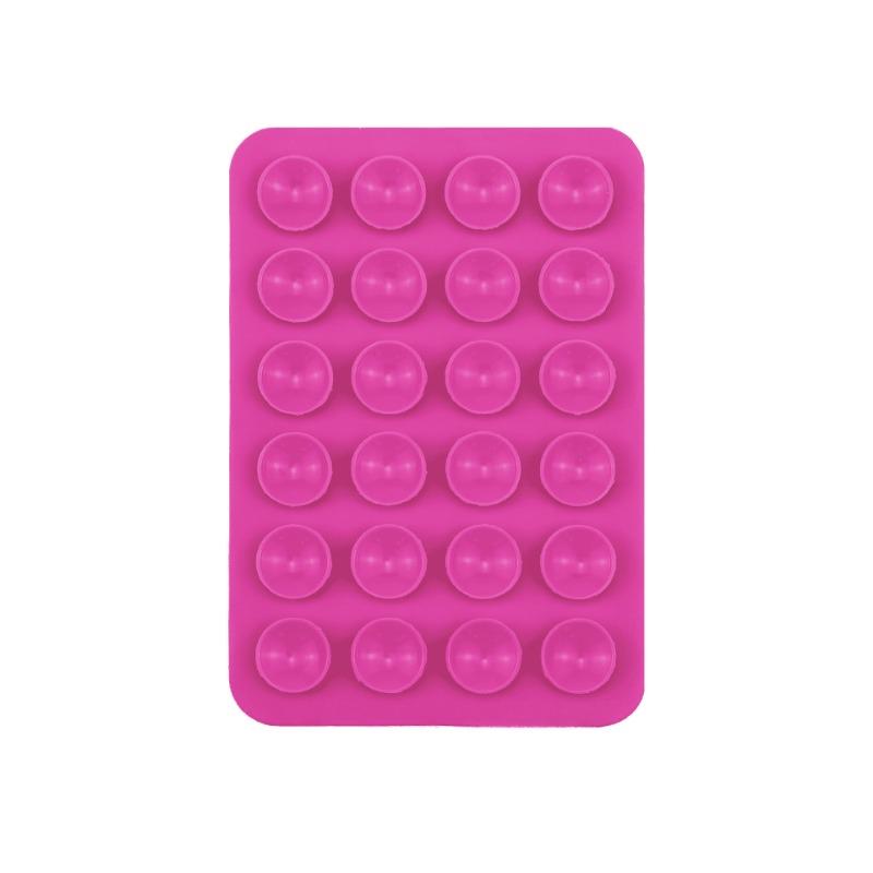 Portable Removable Non Slip Square Silicone Suction Cup Phone Holder