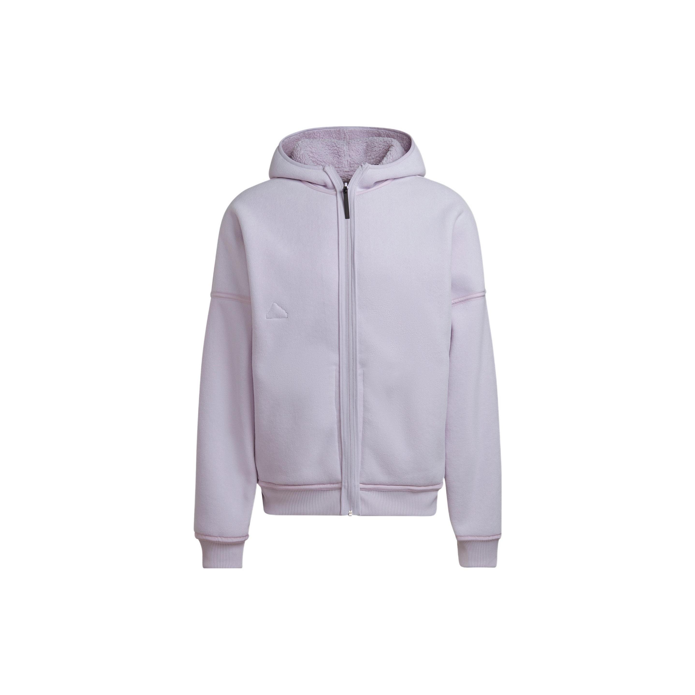 adidas New Polar Full Zip Sportswear Logo Men s HN1946 L
