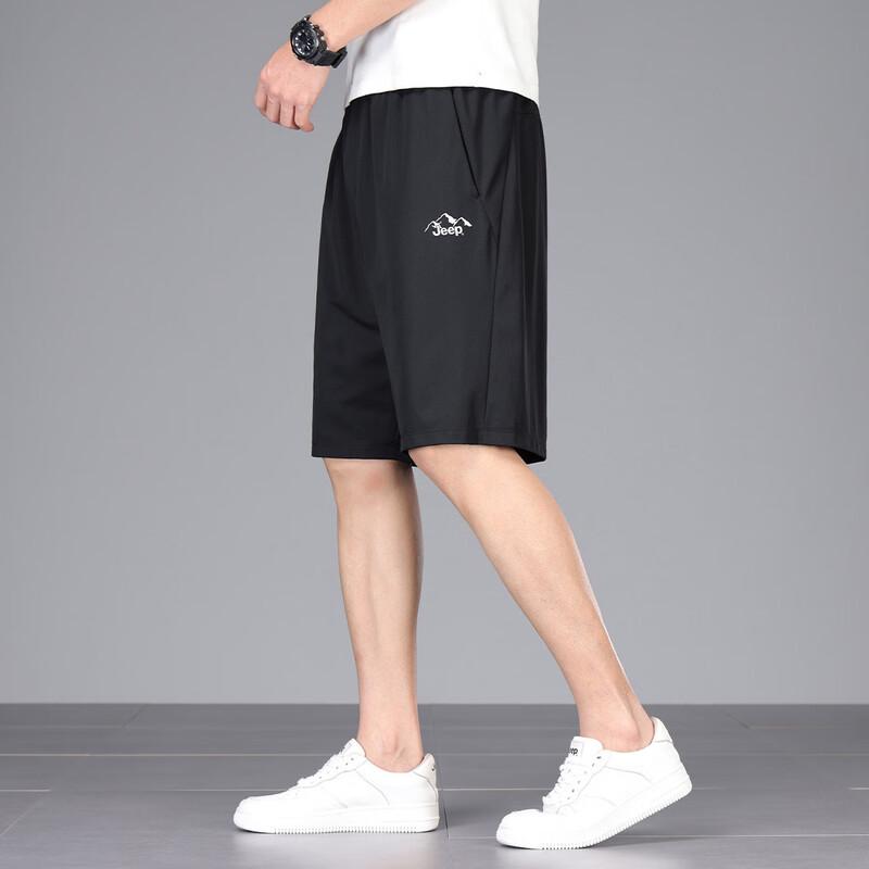 JEEP Men's Ice Silk Straight-Leg Shorts