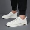 2025 Summer Hollow Perforated Breathable Genuine Leather Casual Board Shoes Men'S Versatile White Shoes Men'S Shoes