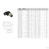 5 Thread Elbow Connector 90 Degree Quick Fitting Auto Accessory