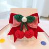 1PCS New Cherry Bow Kids Hairpins Children Headwear Cute Baby Hair Clips Headdress Girls Hair Accessories Elastic Hair Bands