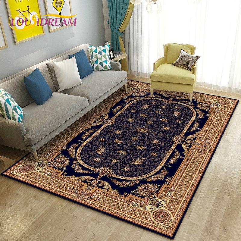 Turkish Bohemian Persian Area Rug Large,Carpet Rug for Living Room Bedroom Sofa Doormat Decoration,Kitchen Non-slip Floor Mat