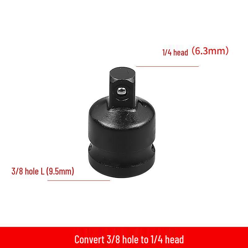 

Air Wrench Socket Adapter Set: 3/4 to 1/2, 1/2 to 3/8, 3/8 to 1/4 Reducing Connectors