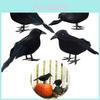 Lebensgroßer Schwarzer Rabe Halloween Deko Vogel Partydekorationen