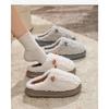 Pantofole di Cotone da Donna per Autunno e Inverno, Scarpe di Cotone da Coppia per Uomo, Spesse, Calde, Antiscivolo, Scarpe di Peluche da Casa