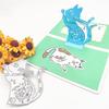 Make Wish Cat Metal Cutting Dies Scrapbooking Album Paper Cards Decorative Crafts Embossing Die Cuts
