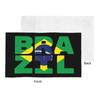 Brazil Flag Text Soft Face Towel Quick Dry Pool Bath Cotton Towels Absorbent