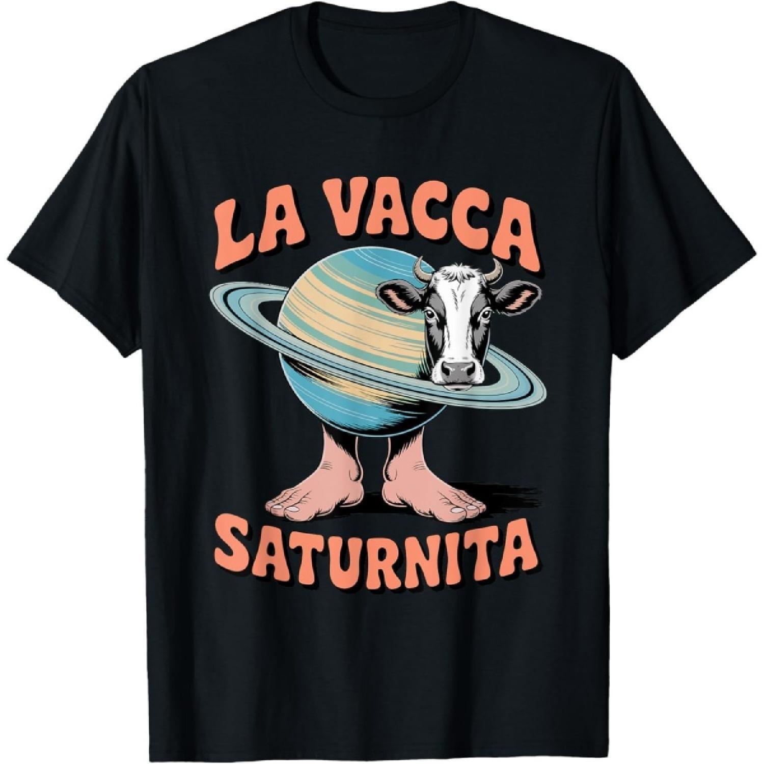 La Vaca Saturno Saturnita Italian Meme Brainrot T-Shirt S