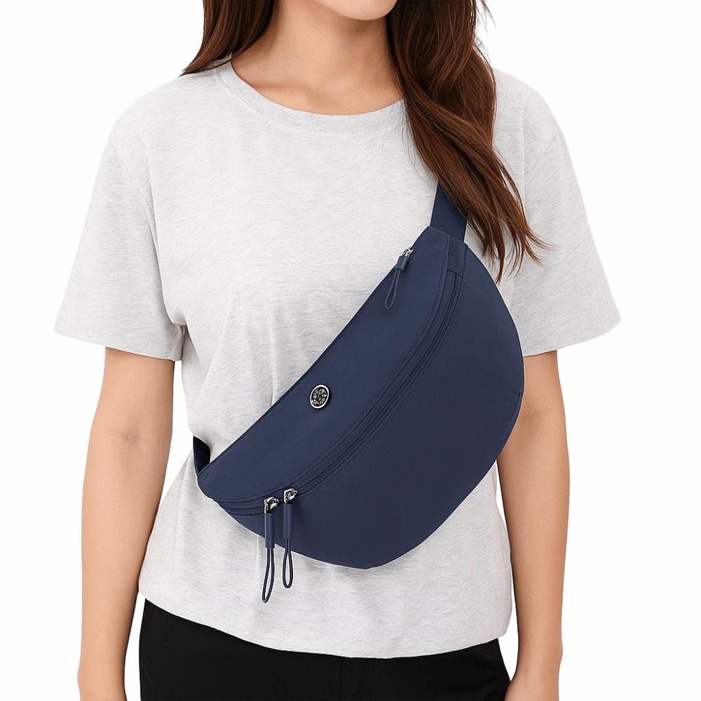 Casual Nylon Shoulder Bag Wide Shoulder Strap Dumpling Bag Oxford Cloth Crossbody Bag  Travel