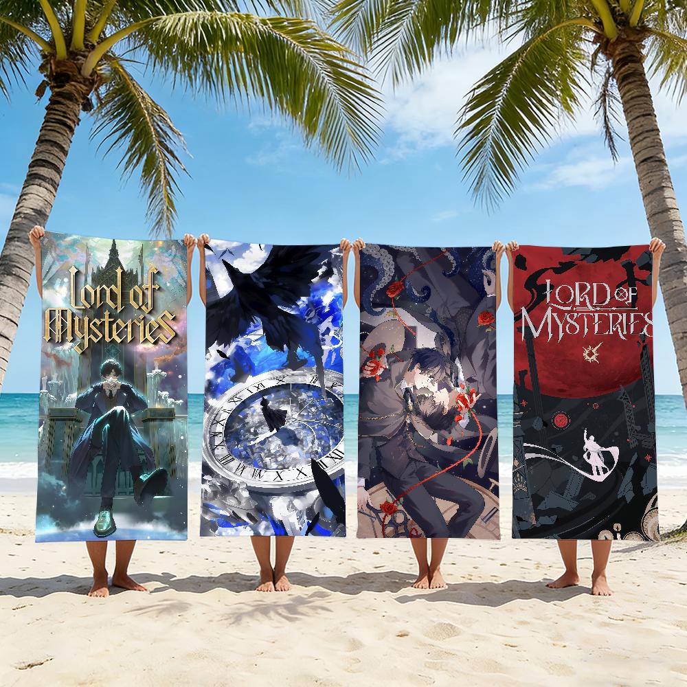 Literature Lord of Mysteries Towel Beach Shower Bath Travel Lightweight Skin Friendly for Pool Camping Cruise Summer