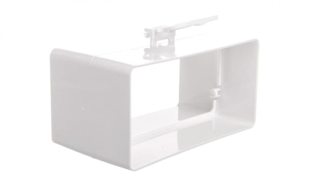 Łącznik Kanału Płaskiego 55X110Mm Biały Kp55-21