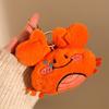 Food Series Plush Hamburger Keychain With Soft Short Pile For Girls And Teens