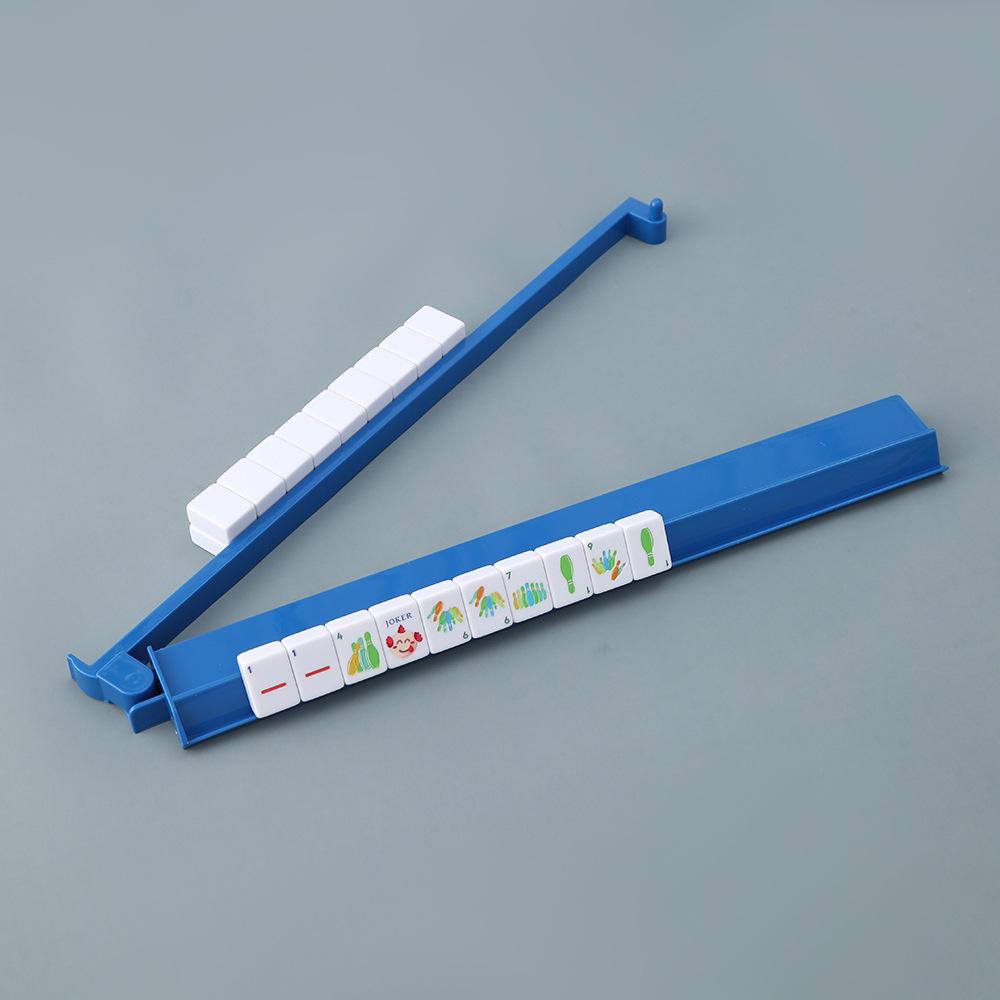 American Multi-Color Non-Slip Mahjong Rack and Tile Pusher