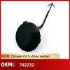 Car Tow Hook Cover For Citroen C4 5-doors Unpainted.
