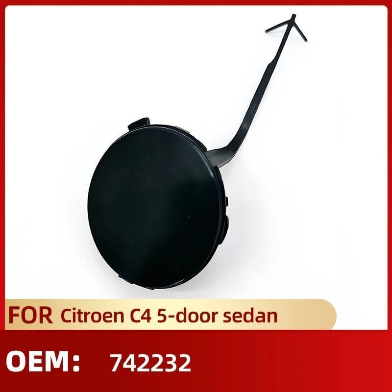Car Tow Hook Cover For Citroen C4 5-doors Unpainted.
